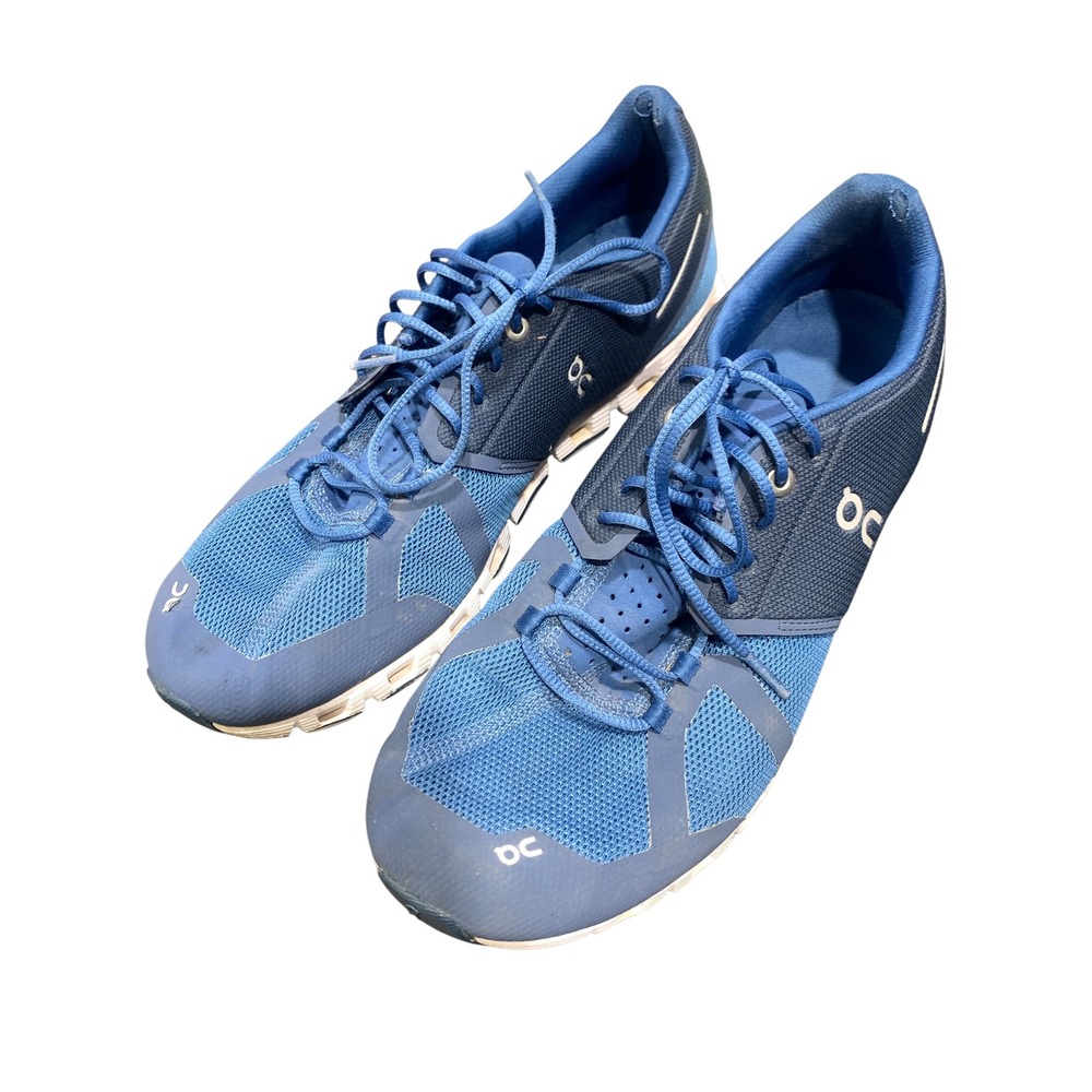 On Running Cloud Midnight/Ocean Low Top Running Sneakers Shoes Size M10 active